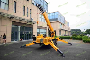 Grúa Telescópica de 1 a 18 Toneladas, Mini Grúa Araña para Construcción, Grúa sobre Orugas con Estabilizadores Telescópicos Hidráulicos - Product Image 3