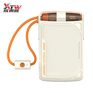Banque d'alimentation mobile à charge rapide 22.5W <span class=keywords><strong>10000</strong></span> mah banque d'alimentation portable avec <span class=keywords><strong>c</strong></span>âble type <span class=keywords><strong>c</strong></span> et 8 broches - Product Image 1
