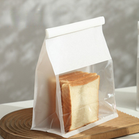 Sac en fil de fer à bord roulé pour pain de mie, croissant et pâte feuilletée, jetable, écologique, 450g, vente en gros usine