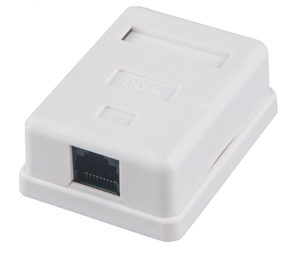 Hộp Gắn Mặt Sau Một Băng Đảng Hộp Gắn Bề Mặt Cat5e Cat6 Một Cổng - Product Image 1