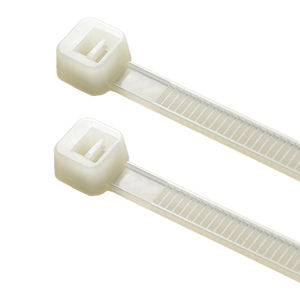 Abrazaderas de Cable de Nylon 66 Blancas Reutilizables KSS RRCV-100 de 2.5x103mm, 100 Unidades por Paquete, Proveedor de Taiwán, Certificadas - Product Image 1