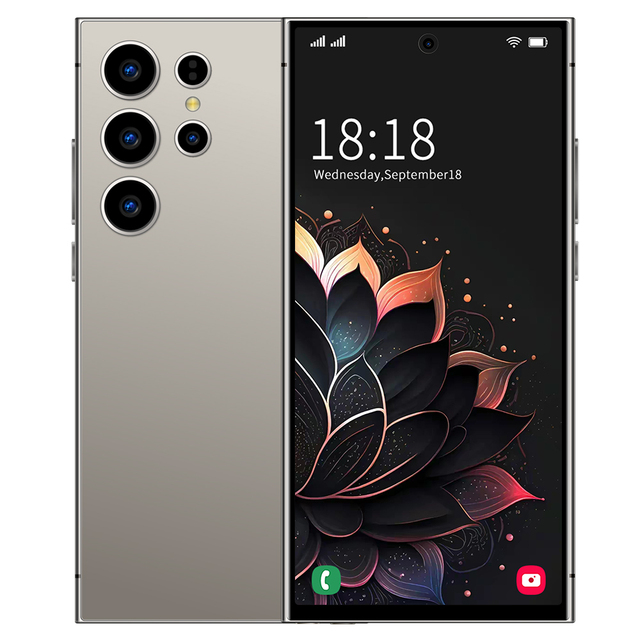 Kids Smartphone S24 Ultra Smartphone Cellphone 0riginal 7inch Unlocked Dual Card Smart Phone HD OEM 256GB Cellphone Mobile