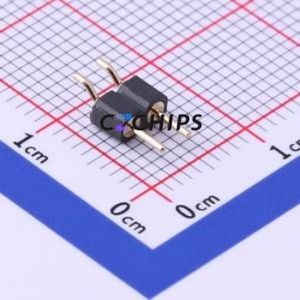 MH254RS-11-02-1000 Pin Header SMD,P=2.54mm,Horizontal Mount Connector 1x2P 2.54mm Round Pin Horizontal Mount - Product Image 2
