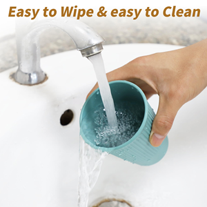 Wholesale High Quality Eco-Friendly Plastic Four-Piece <b>Toothbrush</b> <b>Holder</b> Cup Mug Set for Home Use - Product Image 3