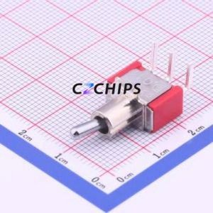 1MS1T2B4M6QES Toggle Switch Through hole Component (THT) Switch Single Pole Double Throw 12.7mm 6.86mm 400000 - Product Image 2