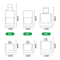 Diffuseur de voiture vide en verre transparent carré désodorisant de voiture parfum aromathérapie pendentif bouteille avec bouchon en bois et ficelle