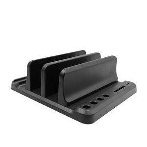 Laptop <b>Stand</b> <b>Tablet</b> Phone Vertical Storage Holder Black DS08 Cooling Base Support - Product Image 4
