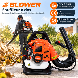 Soplador Agrícola Industrial Tipo Mochila con Motor de Gasolina sin Escobillas de 52cc y 1.4kW con Diseño de Alivio de Presión - Product Image 2