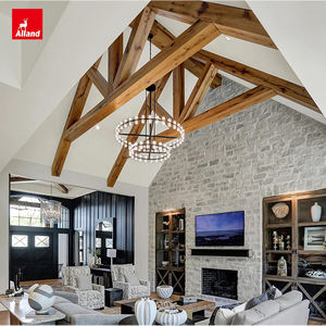 Vigas de <span class=keywords><strong>Techo</strong></span> Decorativas de Madera Natural <span class=keywords><strong>con</strong></span> Acabado Teñido, Forma Personalizada, Estilo Moderno, para Techos Curvos, de Allandgroup - Product Image 3