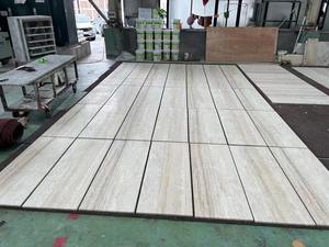 Travertino Super Blanco Goldtop, Buen Precio, Losa de Mármol Travertino, Bloques de Travertino para Exteriores en Venta - Product Image 1