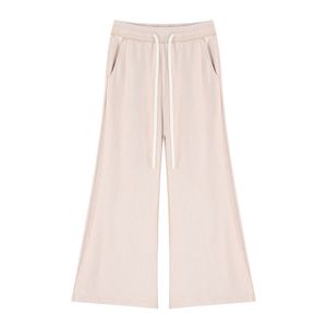 <span class=keywords><strong>Pantaloni</strong></span> da <span class=keywords><strong>donna</strong></span> streetwear in cotone prelavato da 400g, a gamba larga, vestibilità ampia, vita alta, per l'autunno - Product Image 2