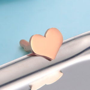 Boutons <span class=keywords><strong>de</strong></span> <span class=keywords><strong>manchette</strong></span> vierges en acier inoxydable, boutons <span class=keywords><strong>de</strong></span> <span class=keywords><strong>manchette</strong></span> avec logo personnalisé, pinces à <span class=keywords><strong>cravate</strong></span> rondes <span class=keywords><strong>et</strong></span> carrées avec cœur, bijoux à bricoler soi-même pour hommes, vente en gros - Product Image 5