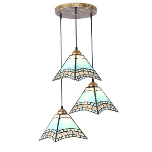 Mediterranean-Style <b>3</b>-Head Chandelier Unique Creative Simple <b>Pendant</b> <b>Light</b> for Guest Study Children's Dining Rooms - Product Image 2