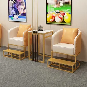 Elegante e confortevole sedia da biliardo e divano Set per <span class=keywords><strong>sala</strong></span> da biliardo o <span class=keywords><strong>sala</strong></span> piena di materiale spugna - Product Image 4