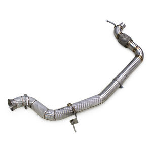 Tuyaux d'échappement BK Downpipe pour <span class=keywords><strong>Ford</strong></span> Mustang 2.3T 2015-2022 en acier inoxydable, tube avant avec bouclier thermique - Product Image 1