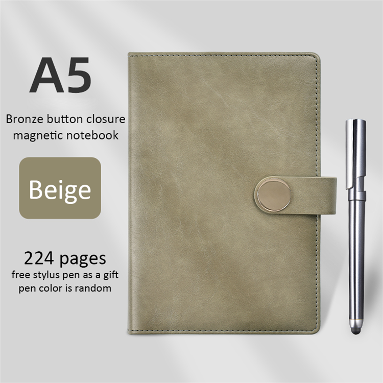 ชุดของขวัญเครื่องเขียนพร้อมปากกาไม่มีกล่องสีเบจ