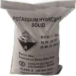 Copos de hidróxido de potasio <span class=keywords><strong>Koh</strong></span> de grado industrial de alta calidad al mejor precio 90% para ventas - Product Image 1