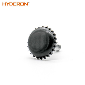 Pieds réglables en acier à fond rond et moleté Hyderon, robustes, pour meubles et machines-outils - Product Image 2