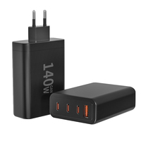 Gan YDS produk laris 2024 pengisi daya dinding usb-c 140W pengisi daya Mini Tipe c ponsel Laptop Tablet Game konsol medis