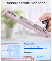 Nuevo Soporte Magnético para Teléfono de Escritorio de Cuero PU, Compatible con Soportes para Teléfono, Estilo Ejecutivo - Estuche para Tarjetas