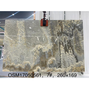 ลดกระหน่ำกระเบื้องโอนิกซ์หินอ่อนจีนสีเหลืองสีดำแผ่นขนาดตัดตามธรรมชาติสำหรับตกแต่งภายในบ้าน - Product Image 4