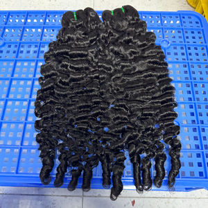 Extensions de Cheveux Humains Bouclés Birmans 100% Non Traités 14A Cheveux Vierges Bruts 3C 4A Boucles Spirales Double Trame Couleur Naturelle - Product Image 1