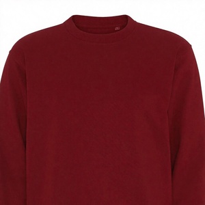 Sweat-shirt à col rond pour homme, coupe classique, couleur unie, manches longues, tricot en coton, pull décontracté, vêtements d'automne - Product Image 3