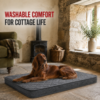 Matelas orthopédique pour chien avec housse imperméable et lavable, et tailles OEM personnalisées