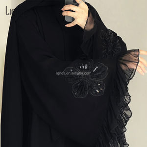 लोकप्रिय शैली मध्य पूर्व महिला पोशाक दुबाई अबाया फीलिंग कढ़ाई कशीदाकारी कशीदाकारी कशीदाकारी कशीदाकारी - Product Image 6