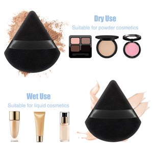 Portable pour définir le contour sous les yeux coins taille normale outil de beauté Triangle <span class=keywords><strong>maquillage</strong></span> bouffée - Product Image 5