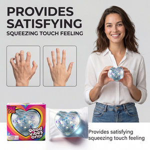 Sparkle Hearts Teenie Needoh Squishy Toys Mini Stress Relief Slow Rising <b>Squeeze</b> <b>Ball</b> - Product Image 6