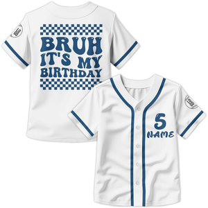 Maillot de baseball personnalisé pour les jeunes enfants, maillot de baseball personnalisé pour le <span class=keywords><strong>rookie</strong></span> de l'année, maillot de baseball pour l'anniversaire - Product Image 2