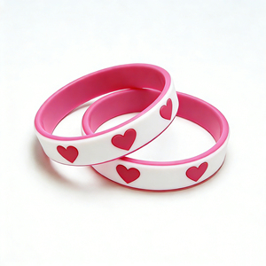 Bracelets en silicone personnalisés de haute qualité, bracelets en caoutchouc avec message ou logo, bracelet en silicone - Product Image 4