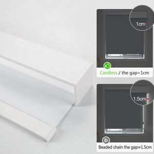 ZSHINE Persianas enrollables inalámbricas sin perforación Persianas enrollables de sombreado de cocina transparente Cortina de ventana de dormitorio transparente - Product Image 5