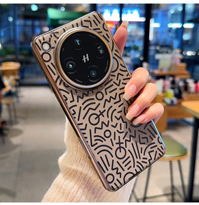 แฟชั่นสร้างสรรค์กราฟฟิตี้รูปแบบเคสโทรศัพท์กรอบเคลือบด้วยไฟฟ้ากันกระแทกฝาครอบป้องกันสำหรับออปโป้/เกียรติยศ/วีโว่ - Product Image 1