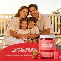Gummies de glycinate de magnésium de fabrication OEM – Complément pour un sommeil réparateur, apaisant et favorisant le bien-être général – Supplément à base de plantes