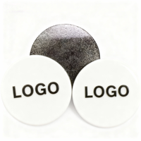 Penanda Bola Kosong 25mm Kustom dengan Logo Enamel Laser dari Paduan Seng Berkualitas Tinggi