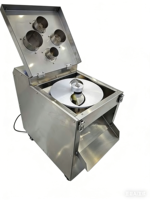Machine à trancher les fruits et légumes en acier inoxydable à 4 trous pour bananes, pommes de terre, carottes