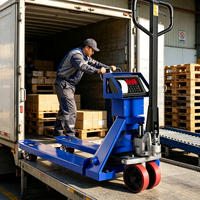 Transpalette KUNSCALE YK-ALL 2,5 tonnes avec balance intégrée, affichage numérique LED, capteur haute précision, OEM/ODM, métal