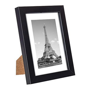 Cadre photo/poster en bois noir et blanc A1, A2, A3, A4, A5, 4x6, 5x7, 6x8, 8x10, 11x14, 12x16 - Product Image 2