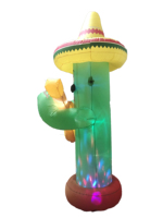 Cinco De Mayo en forme De Cactus, décoration De fête mexicaine, guitare gonflable pour Halloween, décor De vacances