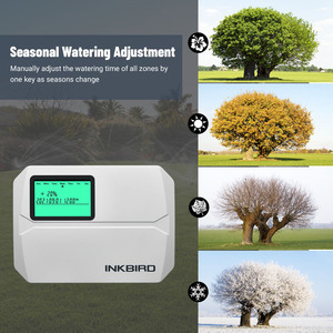 Contrôleur d'irrigation WiFi INKBIRD, minuterie de contrôle automatique d'irrigation goutte à goutte IIC-800, contrôleur de minuterie WiFi pour irrigation automatique goutte à goutte - Product Image 6