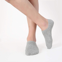 Chaussettes à coupe basse en coton antidérapantes au design personnalisé Chaussettes de basket invisibles en bambou unisexes