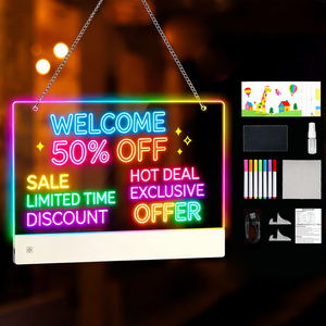 Pizarra de Dibujo LED Inalámbrica Recargable, Cuadrada, de Acrílico Premium, con Luz Nocturna, Portátil, Juguete Artístico, Regalo para Niños - Product Image 5