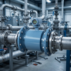Débitmètre magnétique Emerson Rosemount 8750W pour eau et eaux usées, vérification intelligente du compteur sans interruption de processus - Product Image 1