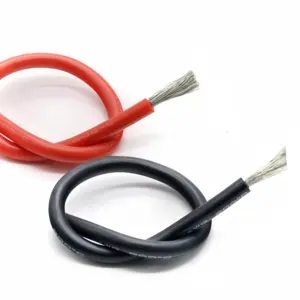 China Manufacturer Heat Resistant 200 Degree HIgh Flexible Soft Silicone Rubber Electric Wires