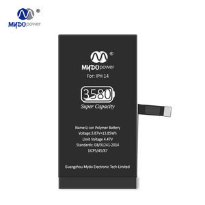 Mydo แบตเตอรี่ลิเธียมไอออน3.7V สำหรับโทรศัพท์มือถือเกรด A +++ 13 14 15 13 PRO MAX - Product Image 3