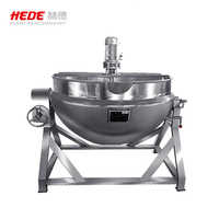 Bouilloire de cuisson à double enveloppe de vapeur horizontale de 50 gallons de 200 litres