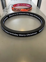 Pantallas Circulares LED |   Póster Digital |   Pantallas LED Flexibles y Creativas de Forma Irregular para Animación en Interiores/Exteriores para Comercios Minoristas