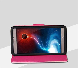 Funda Tipo Cartera de Piel Sintética OEM para Todos los Teléfonos Celulares de <span class=keywords><strong>4.5</strong></span> a 7 Pulgadas, con Ranuras para Tarjetas de Crédito, Función de Soporte, Universal - Product Image 5